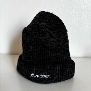 Supreme Dark Gray Charcoal Beanie FW21